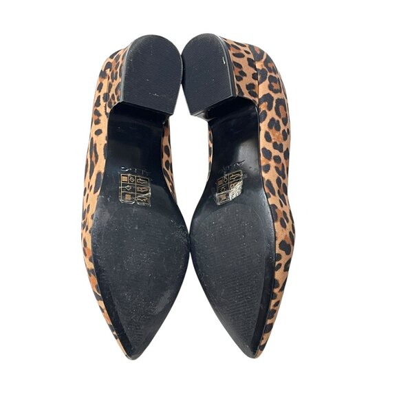 Aldo‎ Leopard Print Block Heel Pointed Toe Pumps Size 7 - Picture 9 of 10